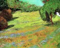 Sunny Lawn in a Public Park Vincent van Gogh